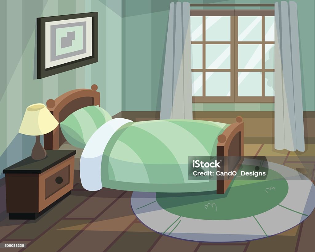 Bedroom Stock Illustration - Download Image Now - Bedroom, Domestic Room,  Cartoon - iStock