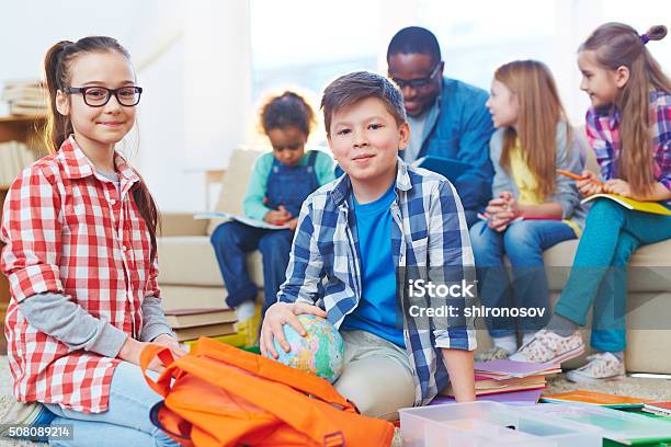 Cute Preschoolers Stock Photo - Download Image Now - Adult, Boys, Child