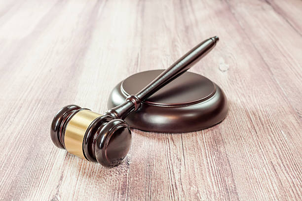 istock judge gavel on the brown wooden table 508090086