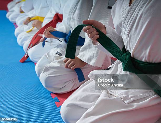 Sport Karate Kids Stock Photo - Download Image Now - Taekwondo, Child, Karate