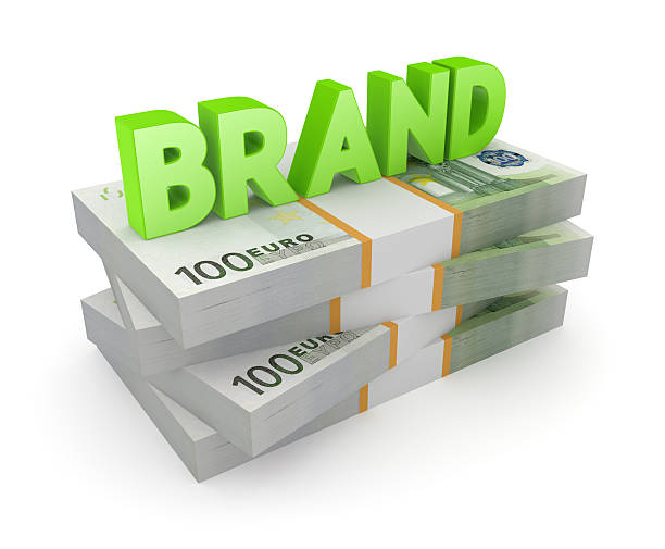 istock Word BRAND on stack of euro. 508094775