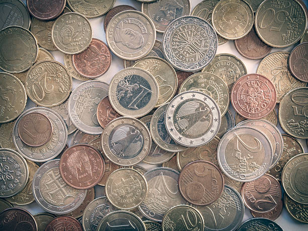 istock Retro look Euro coin 508095499