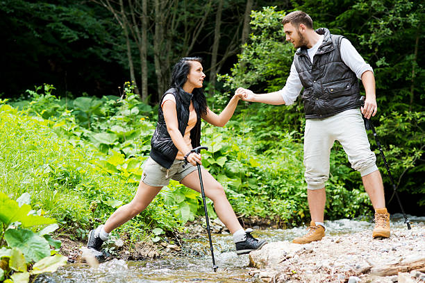 istock Couple at hiking 508096447