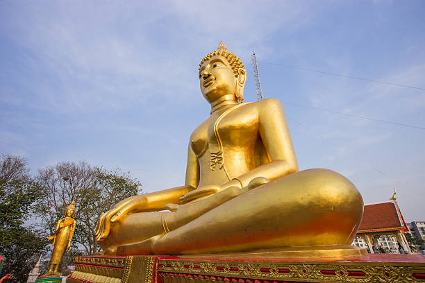 istock gold buddha statue at Pattaya Thailand 508097801