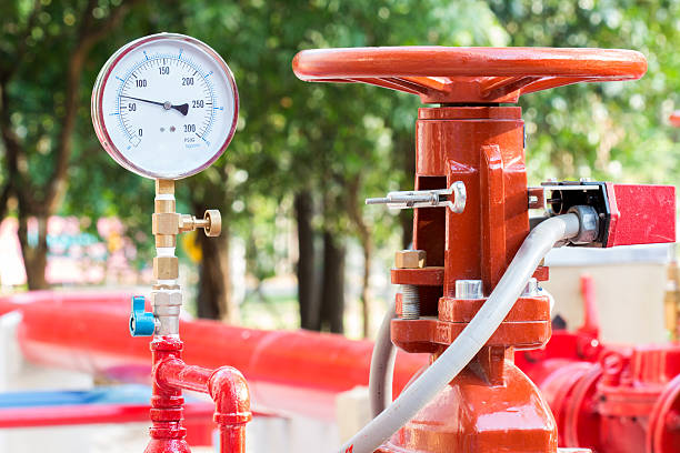 istock Valves at gas plant 508097960