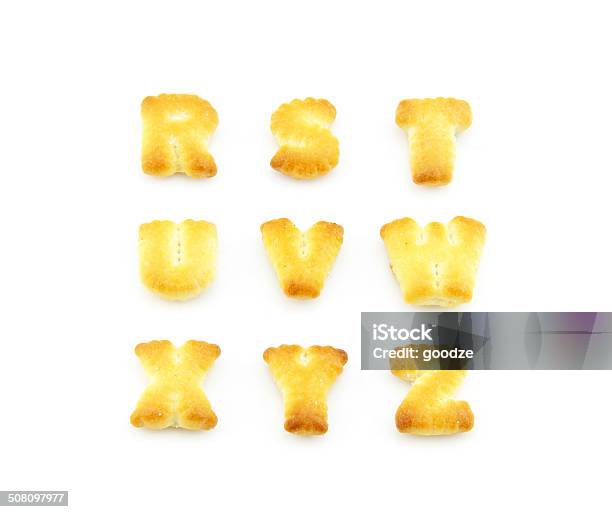 English Alphabet Rz Stock Photo - Download Image Now - Alphabet, Alphabetical Order, Cookie