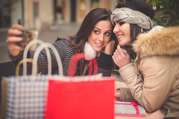 istock Women take a selfie during shopping in Rome 508098938
