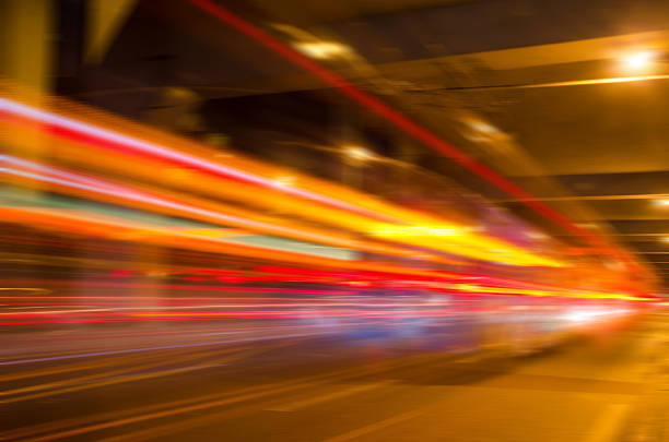 istock Big city road car lights at night 508099963
