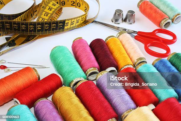 Sewing Stuff Stock Photo - Download Image Now - Art And Craft, Craft, Equipment