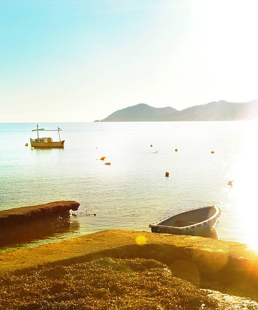 istock Fisher boats at sunset 508102388