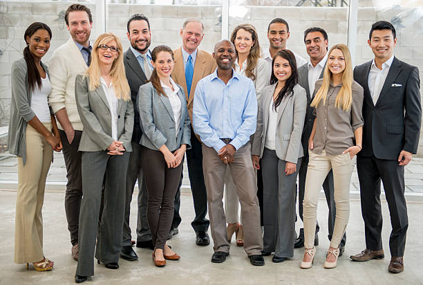 istock Group of Business Professionals Standing Together 508103656