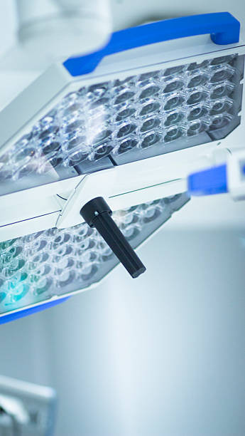 istock Hospital surgery operating room light 508104994