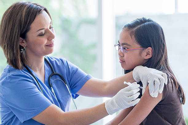 istock Little Girl Getting a Flu Shot 508106088
