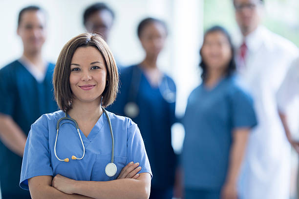 istock Nurse Standing in the Hospital 508106770
