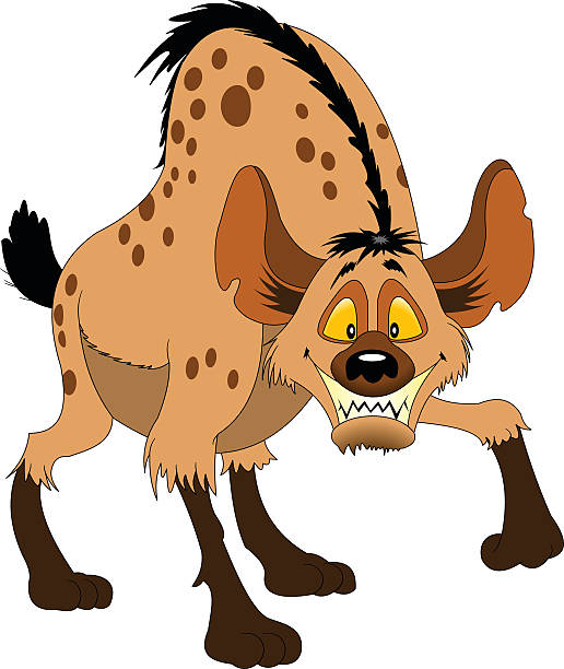 hyena vector art illustration