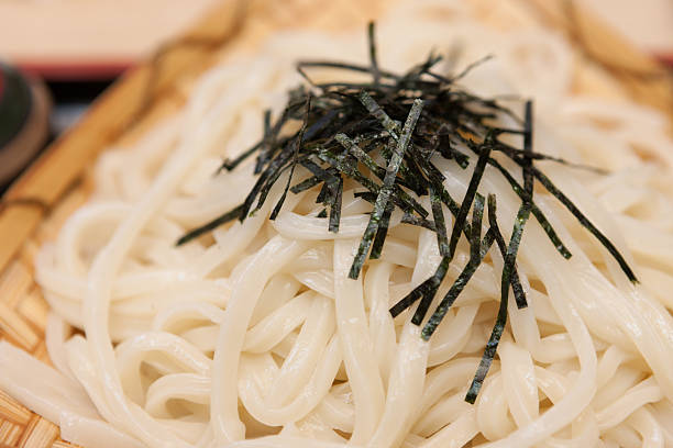 Udon noodles is traditional food of Japan. Udon noodles is traditional food of Japan. gunma prefecture stock pictures, royalty-free photos & images