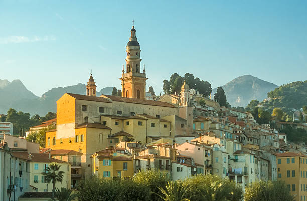 istock Church and old town of Menton 508120873