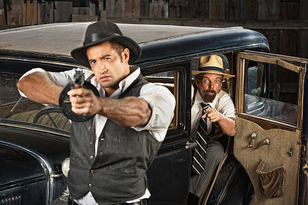 istock Tough Gangster Aiming Gun 508120901