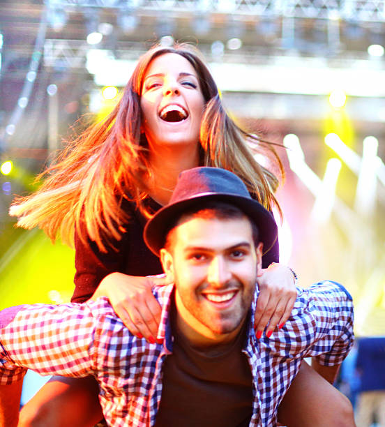 istock Couple having fun at a concert. 508121311