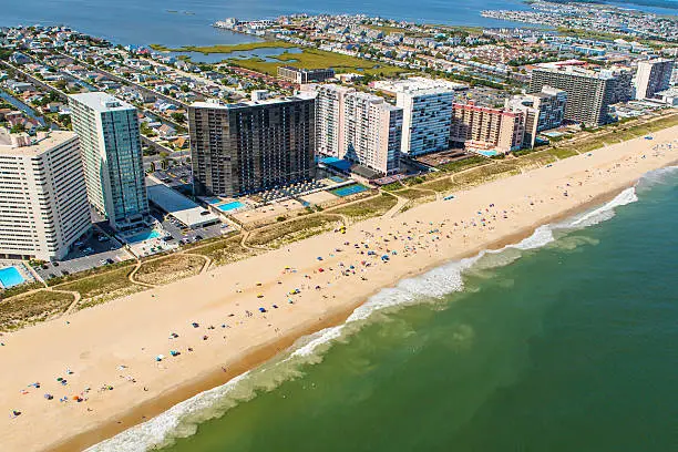 Photo of Aerial view of Ocean City, Maryland