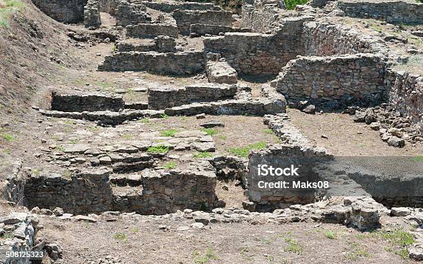 Old Ruins Of Greek Colony Stock Photo - Download Image Now - Colony - Group of Animals, Colony - Territory, Courtyard