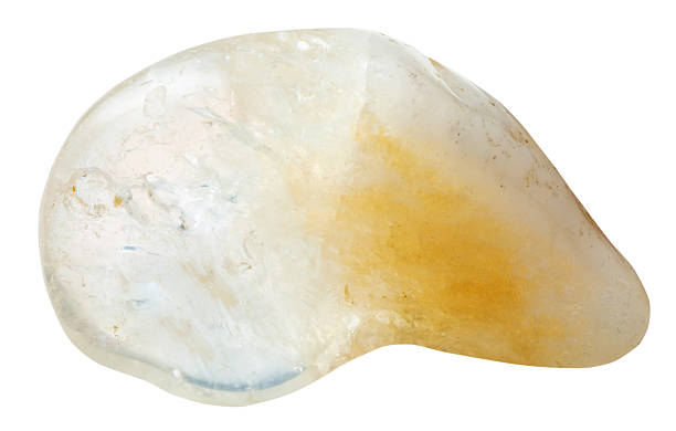 istock tumbled citrine semi-precious stone isolated 508125918