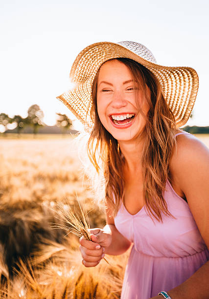 istock Girl in Wheat Field 508126013