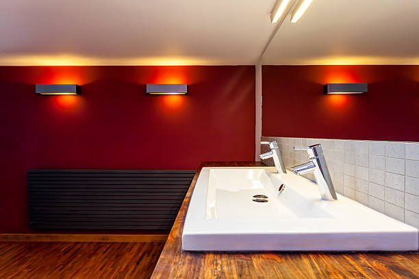 istock Double sink on a wooden top 508126387