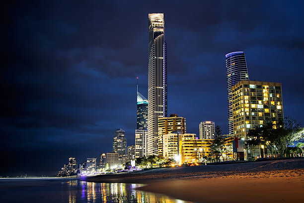 Surfers Paradise, Australia - October 1, 2012: Surfers Paradise beachfront, one of the most popular holiday destinations in Australia.