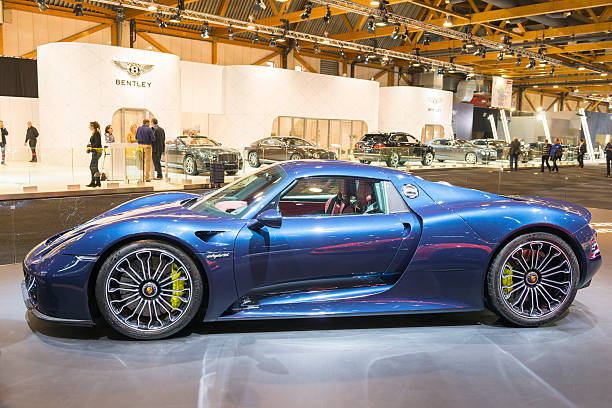 Porsche 918 Spyder Supercar Stock Photo - Download Image Now