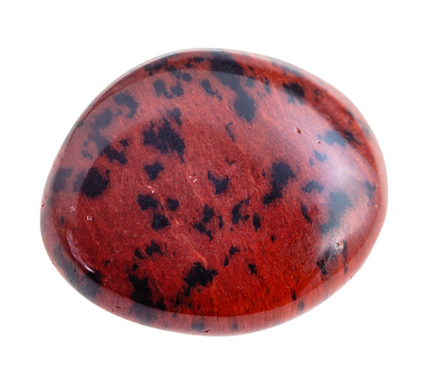 istock tumbled Mahogany Obsidian gemstone isolated 508130866