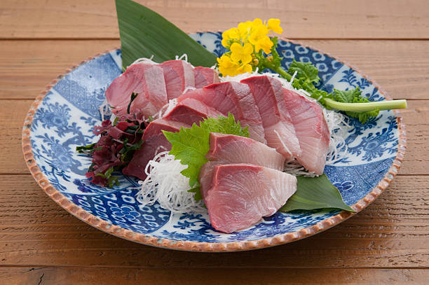 istock Japanese cuisine, yellowtail sashimi 508131290