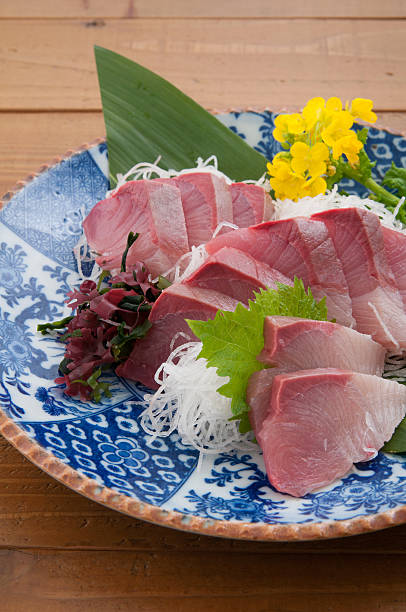 istock Japanese cuisine, yellowtail sashimi 508131326