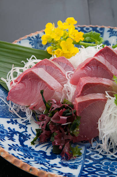 istock Japanese cuisine, yellowtail sashimi 508131616