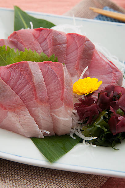 istock Japanese cuisine, yellowtail sashimi 508131908