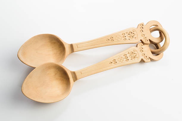 istock Wooden spoon on white background 508135148