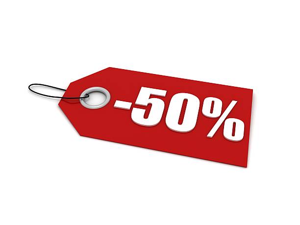istock 50% sale price tag 508137494