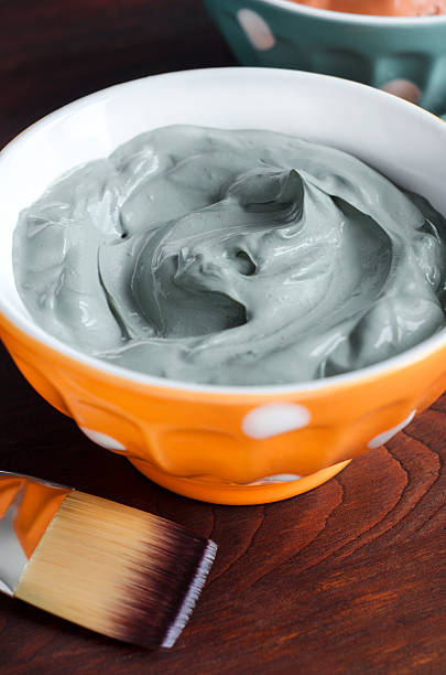 istock Blue cosmetic clay in a bowl 508138142