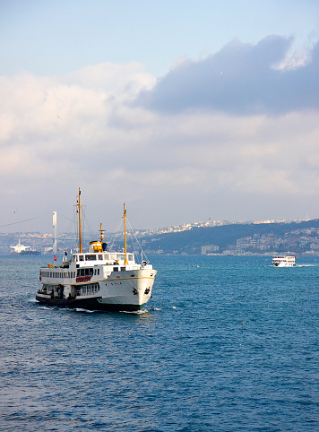 Eminonu with passenger ship in Istanbul
