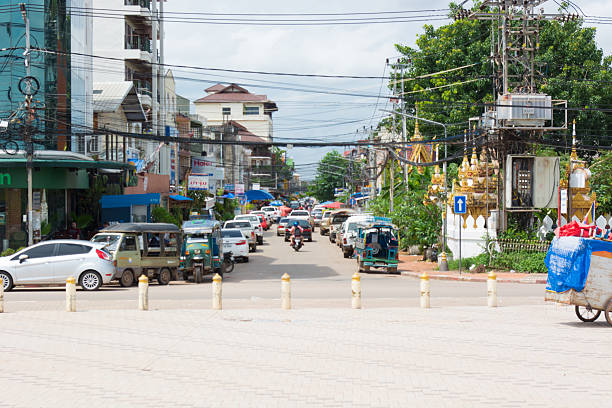 Laos Vientiane Mekong River near.