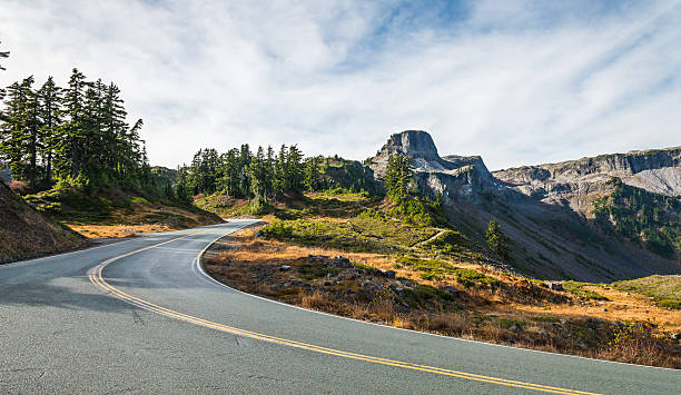 istock curve and slope asphalt road on the mountain 508140814