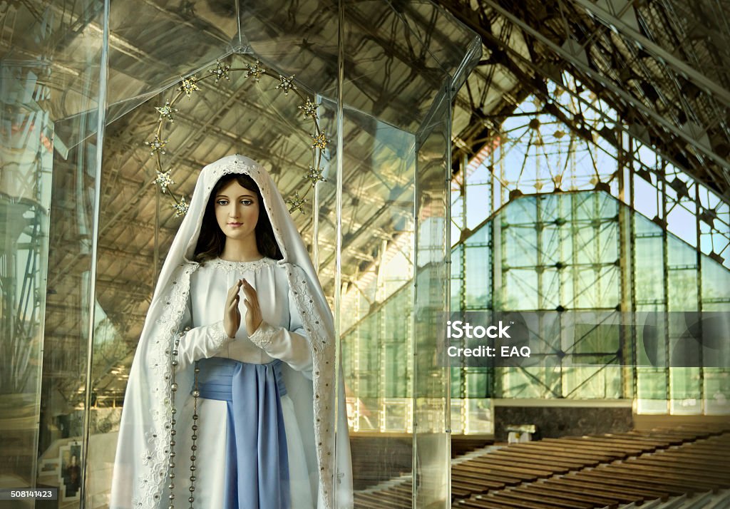 Nostra Signora di Lourdes - Foto stock royalty-free di Rosario