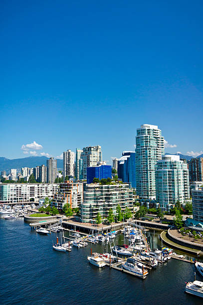Beautiful view of Vancouver, British Columbia, Canada Beautiful view of Vancouver, British Columbia, Canada vancouver canada stock pictures, royalty-free photos & images