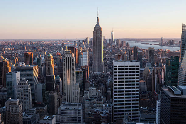 istock New York Skyline Aerial View at Twilight 508141951