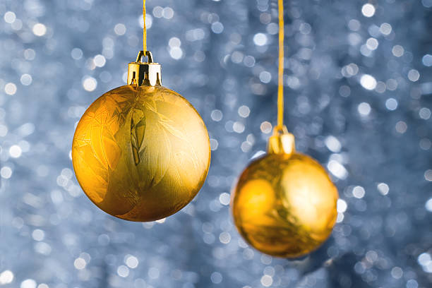istock Golden Chistmas balls 508143583