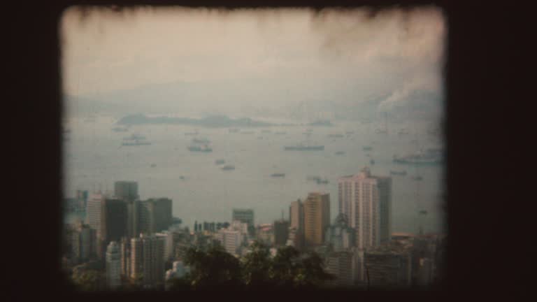 Panorama of Hong Kong, Vintage Super 8