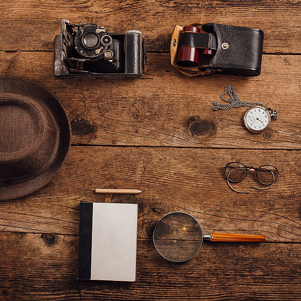 istock Vintage detective accessories 508151074