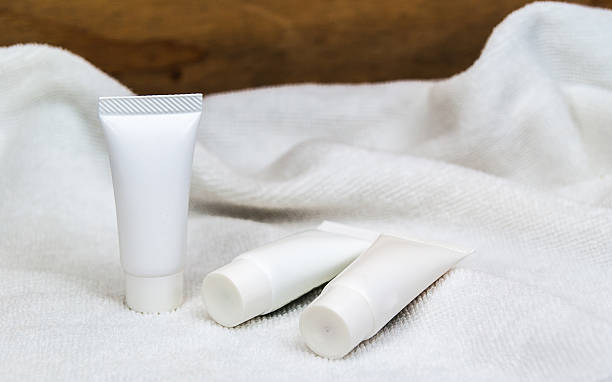 istock various beauty hygiene tubes on towel in spa 508154178