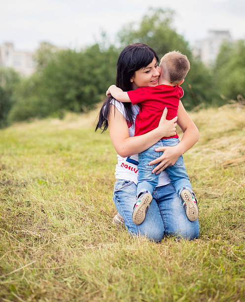 istock Mother and her child sunlight 508161652