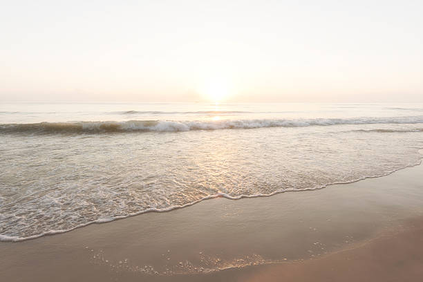 istock Beautiful gentle surf at beach during sunrise 508163228